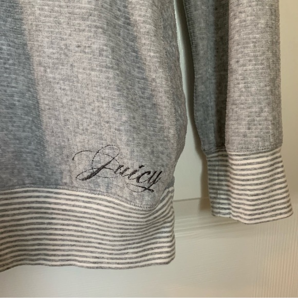 Juicy Couture Long Sleeve Fleece Cotton Sleep Shirt, size M - Picture 6 of 8